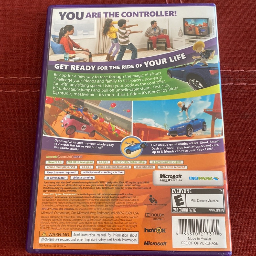 🎮 XBOX 360: Kinect Joy Ride - Picture 2 of 4